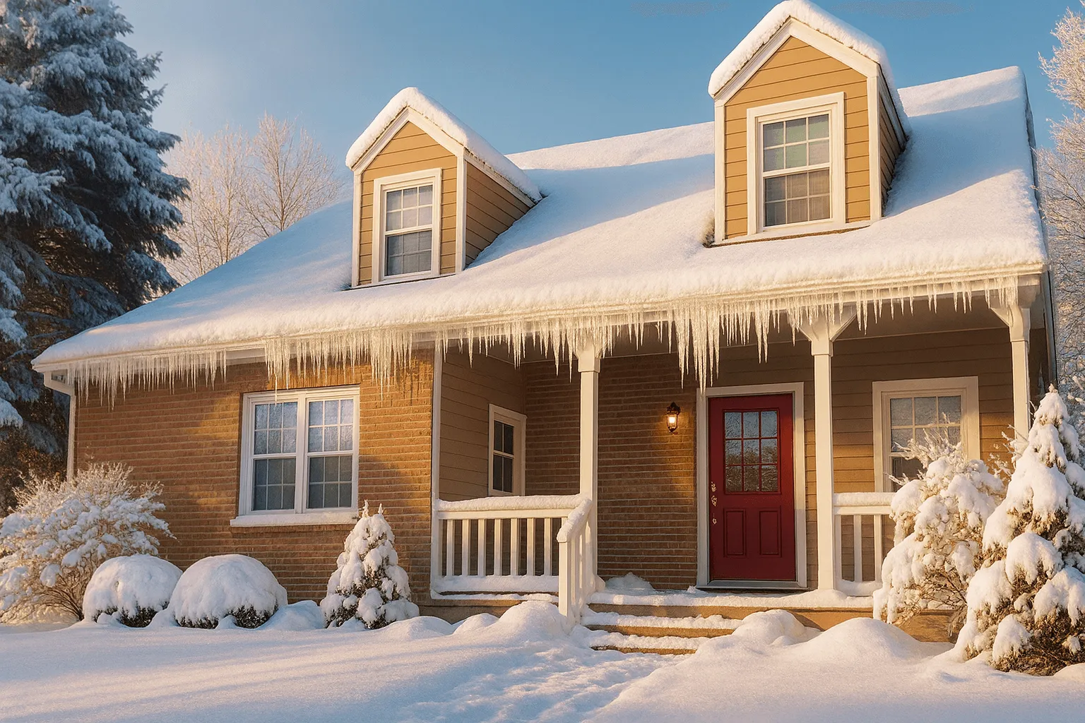 how to prevent ice dams roof heat loss