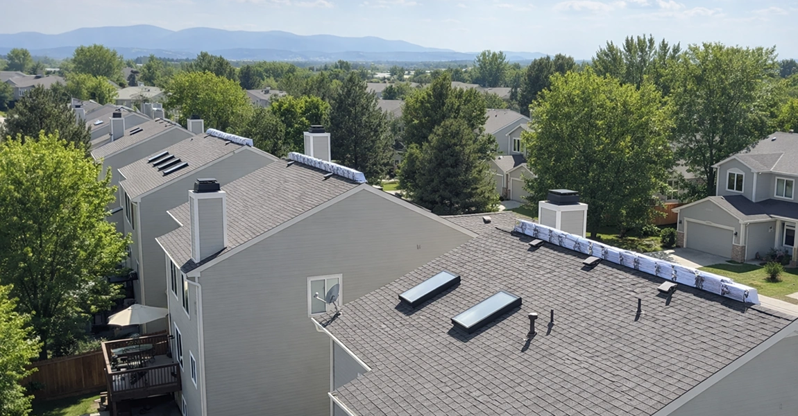 Colorado roof ventilation attic airflow diagram and insulation coverage