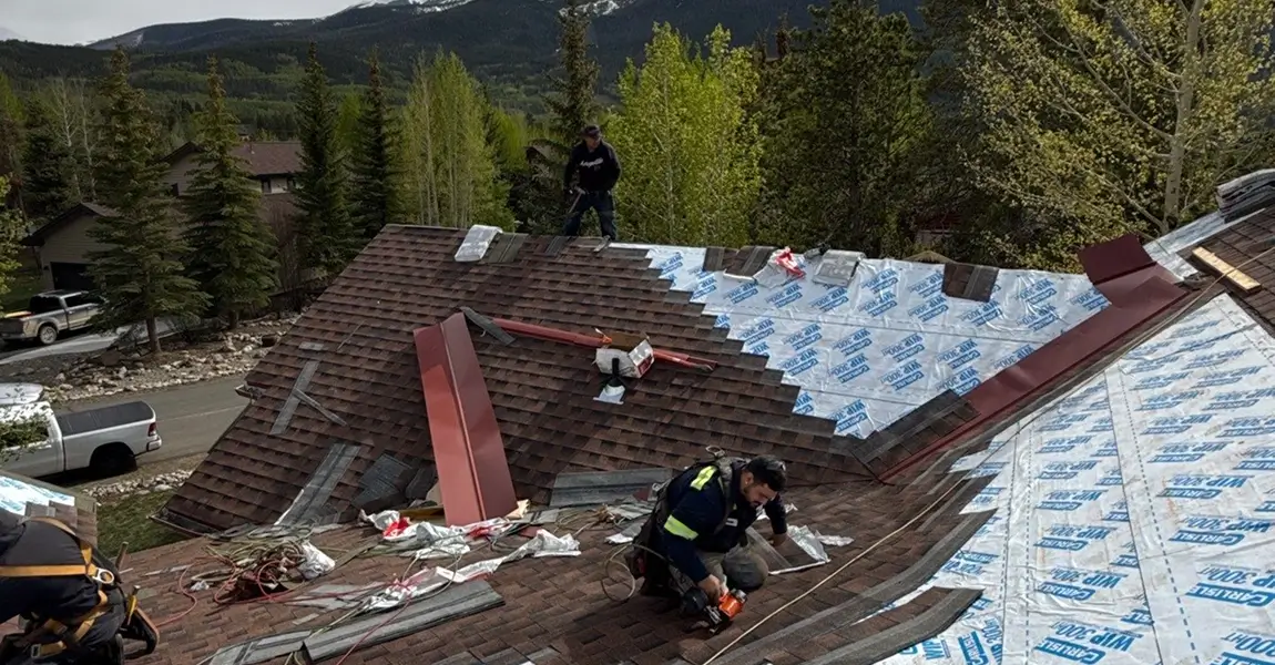 New roof installation in Littleton Colorado with 25 year guarantee