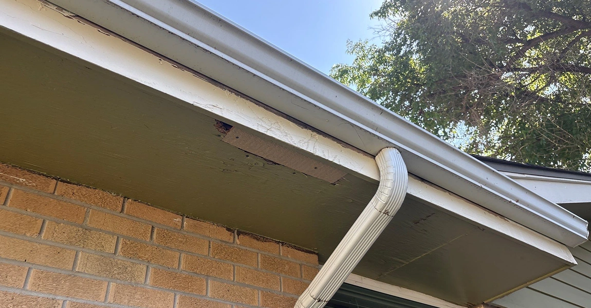 Seamless gutter installation in Littleton Colorado