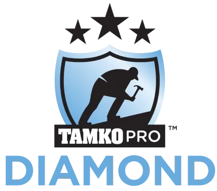 TAMKO Diamond Pro certified roofing contractor badge